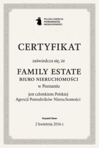 certyfikat